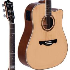Imagem de Violão Tagima Kansas Folk Natural Brilhante Elétrico Aço