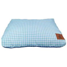 Imagem de Almofada Para Cachorro Mabuu Pet - Vichy Azul - G