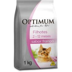 Imagem de Ração Optimum Frango para Gatos Filhotes 2 a 12 meses - 1 Kg