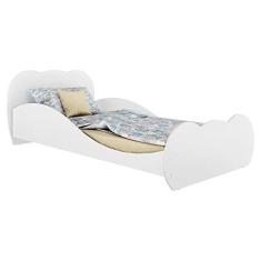 Imagem de Cama Juvenil/solteiro Safira Mdf Branco Premium Multimóveis para colchão 188 x 88 cm