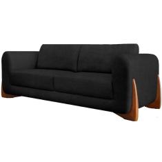 Imagem de Sofa Jolie 2 Lugares 160cm Pes Boomerang Linho Boucle 3304 Ezz 3304