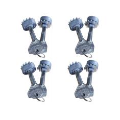 Imagem de 4 Cilindro Polyforte Trava Lateral Porta Enrolar Mesma Chave Mestrado