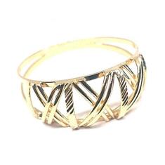 Imagem de Anel de ouro 18k X - Elegancy Joias