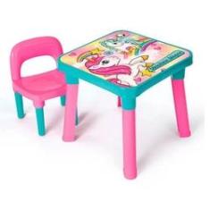 Imagem de Mesa Com Cadeira Unicórnio Mágico 83743 Fun Divirta-Se