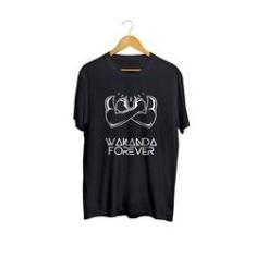Imagem de Camiseta Camisa Wakanda Forever Clássico Vingadores Masculino 