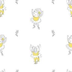 Imagem de Papel De Parede Adesivo Ballet Criança 481391755 0,58X3,00M