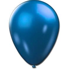Imagem de Balao Metalizado N.090 Azul - Pacote Com 25 São Roque Azul