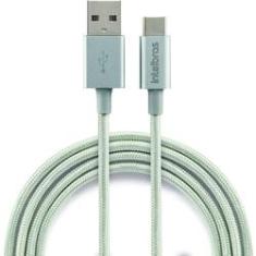 Imagem de Cabo Usb Euac 15 Nb Nylon Branco Intelbras 1,5M