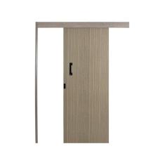 Imagem de Porta De Correr Madeira 215x70cm Sobrepor Revers vel Melam ni