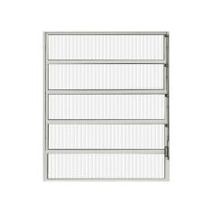 Imagem de Janela de Alumínio Basculante 100x80cm Hale Esquadrias Branco