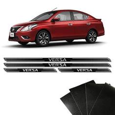 Imagem de Kit Soleira Diamante Versa 2012 A 2019 Com Protetor De Porta