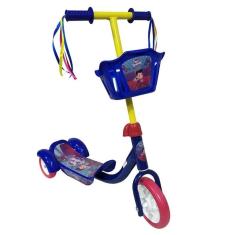 Imagem de Patinete Infantil para meninos Azul com Led 1456 Unitoys