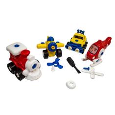 Imagem de Brinquedos Desmontáveis Carro Avião Trem E Helicóptero