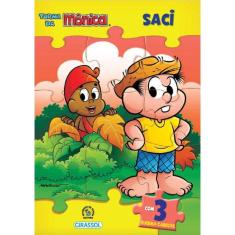 Imagem de Turma Da Monica Livro Quebra-Cabeca -Saci