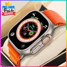 Imagem de Relógio Inteligente Presente para o Papai Smartwatch Ultra 9 Laranja U