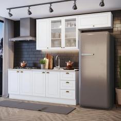 Imagem de Cozinha Compacta Com A reo Para Geladeira Amy Casa 812