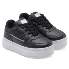 Imagem de Tênis Feminino Ousy Sola Alta Confortável Ultra Macio Elegante