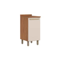 Imagem de Módulos de Cozinha Henn Requinte Balcão c/ Tampo Requinte c/ 1 Porta 40cm Nature/Areia-Henn