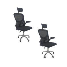 Imagem de Kit 2 Cadeiras de Escritório Diretor Oficial Vegas com apoio