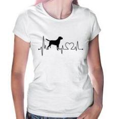 Imagem de Baby Look Cachorro Batimentos Cardíacos - Foca Na Moda