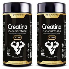 Imagem de 2X Creatina Monohidrata 3G Pure 120Caps 1550Mg Hf Suplements
