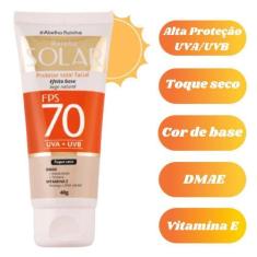 Imagem de Protetor Solar Facial Com Cor Base Toque Seco Fator 70 Abelha Rainha 4