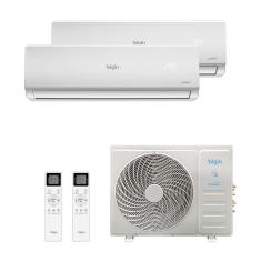 Imagem de Ar Condicionado Bi Split Elgin Inverter 18.000 Btus (Hi Wall 9.000 + Hi Wall 9.000) Quente e Frio 220v R-32