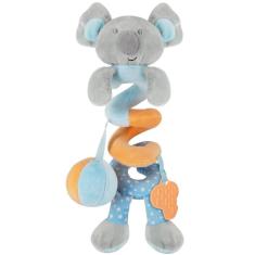 Imagem de Brinquedo Pelúcia Coala Com Mordedor Mola Azul Buba