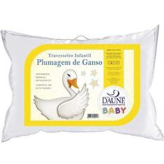 Imagem de travesseiro infantil 30 x 40 cm daune 100% plumagem ganso