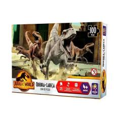Imagem de Quebra-Cabeça Atrociraptors 100 Peças Jurassic World Mimo Toys - 2081