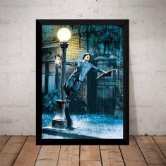 Imagem de Quadro Filme Cantando Na Chuva Poster Moldurado