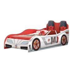 Cama Infantil Carro Drift - Vermelho / Branco - Rpm Móveis