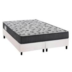 Imagem de Cama Box Queen: Colchão Anatômico Ortobom D33/Ep Fort Tech Iso 100 + B