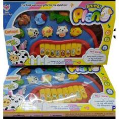 Imagem de Piano Teclado Animal Brinquedo Infantil Sons Fazenda Sitio .E Muito Di