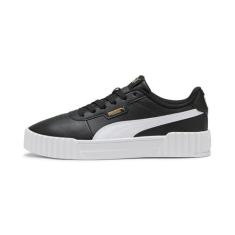 Imagem de PUMA Tênis feminino Carina 3.0, Puma Preto-puma branco-puma dourado, 40