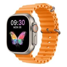 Imagem de Relogio Smartwatch Inteligente Rosa Hw68 Ultra Mini 41mm Duas Pulseira