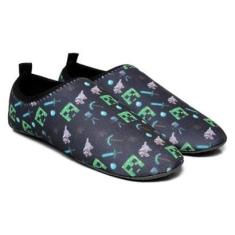 Imagem de Sapatilha Neoprene Infantil Praia Piscina Antiderrapante Tênis Versátil Flexivel Gamer-Feminino