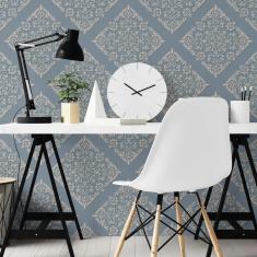 Imagem de Papel de Parede Adesivo Vintage N02081 Rolo de 0,58x3,00M