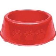 Imagem de Comedouro Perolizado Luxo Grande Vermelho