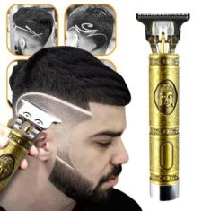 Imagem de Barbeador Buda T9 Vintage Maquininha Acabamento Cabelo Barba - Slu Bar