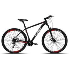 Imagem de Bicicleta Aro 29 KSW XLT100 27v Com Shimano Freio Hidráulico, Preto ve