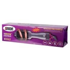 Imagem de Escova Secadora Onida ON-1051D - 1500W - 3 Em 1 - Bivolt - Cinza e Ros