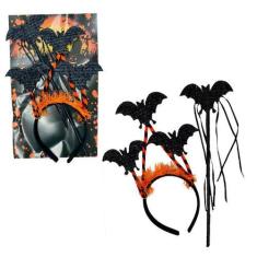 Imagem de Kit Fantasia Morcego Tiara E Varinha Halloween Infantil  - FX