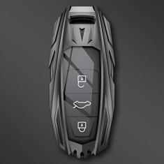 Imagem de TPHJRM Porta-chaves do carro Capa Smart Zinc Alloy, apto para Audi a1 a3 8v a4 b9 a5 a6 c8 q3 q5 q7 tt, Porta-chaves do carro ABS Smart Car Key Fob