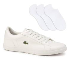 Imagem de Kit Tênis Lacoste Lerond + 3 Pares De Meias Selene Esportivas