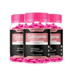 Imagem de 3X Colageno Verisol + Calcio Hf Suplements 60Caps 1750Mg