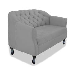 Imagem de Namoradeira Julia A02 Suede - Adj Decor Cor Cinza