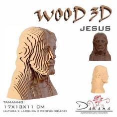 Imagem de Quebra Cabeças 3D Jesus Cristo Decoração Ornamento Enfeite - Indústria