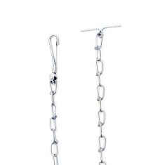 Imagem de Corrente Cães Cachorros Coleira Aço Elo Sem Fim 2.3mmx1.5m Dog Passeio Pet Resistente