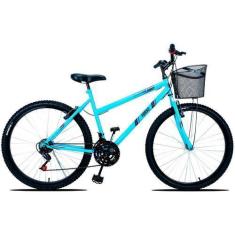 Imagem de Bicicleta Passeio Anny Aro 26 C/Cestinha 18 Vel. Branca - Forss